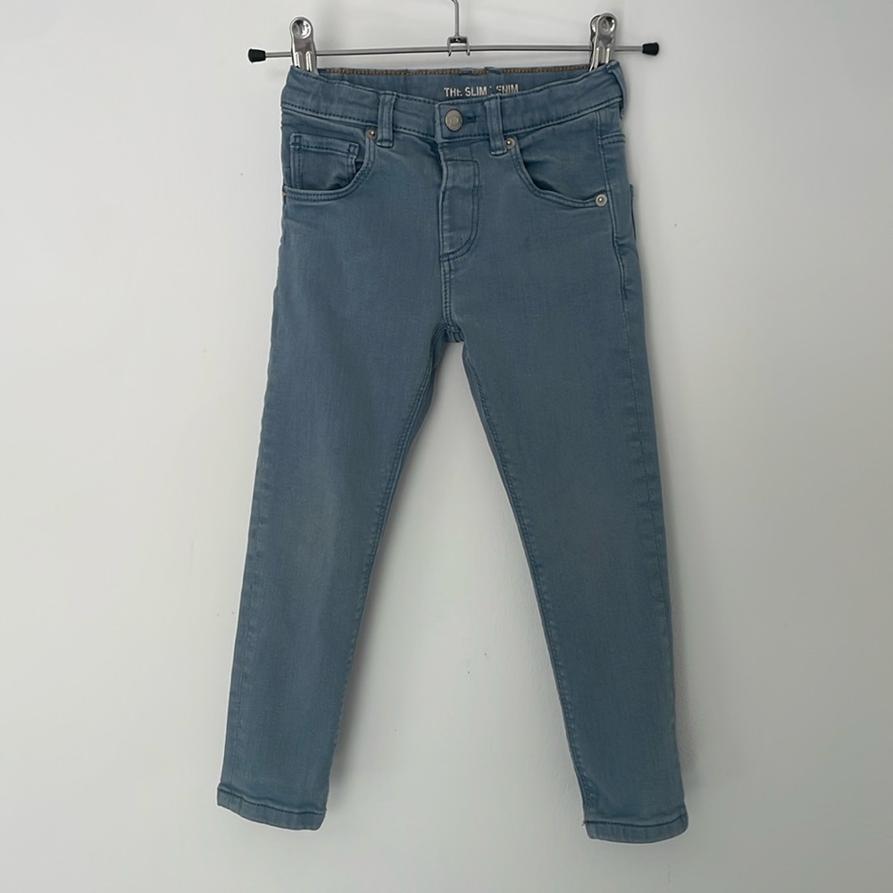 Zara Kids Slim Jeans Mid Blue Lots of Stretch Size 3-4 years